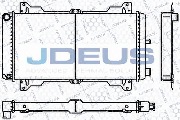 J. Deus RA0120031 Радіатор охолодження двигуна RA0120031: Купити в Україні - Добра ціна на EXIST.UA!