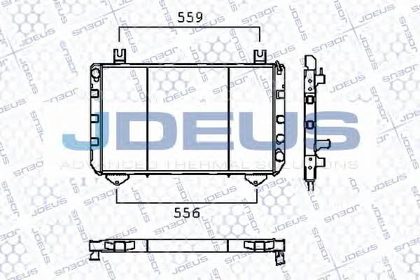 J. Deus RA0120201 Радіатор охолодження двигуна RA0120201: Купити в Україні - Добра ціна на EXIST.UA!