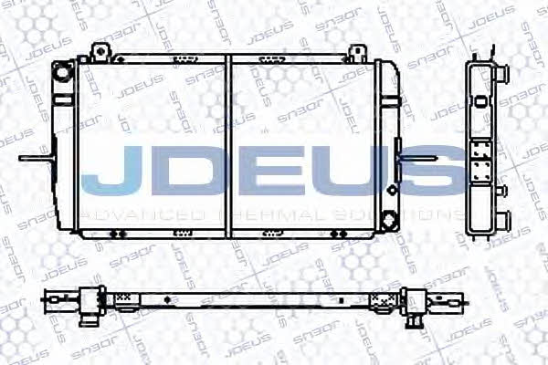 J. Deus RA0120371 Радіатор охолодження двигуна RA0120371: Купити в Україні - Добра ціна на EXIST.UA!