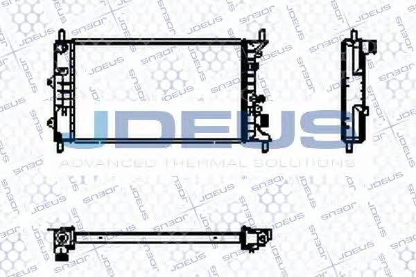J. Deus RA0120550 Радіатор охолодження двигуна RA0120550: Купити в Україні - Добра ціна на EXIST.UA!