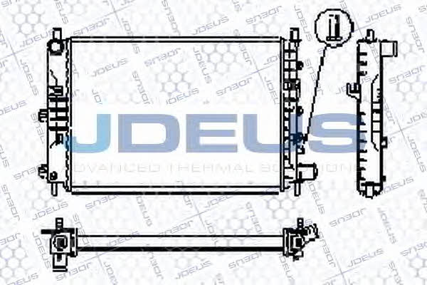 J. Deus RA0120561 Радіатор охолодження двигуна RA0120561: Купити в Україні - Добра ціна на EXIST.UA!