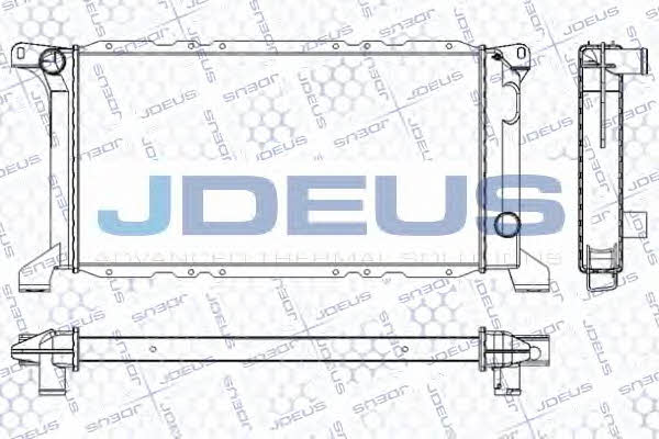 J. Deus RA0120810 Радіатор охолодження двигуна RA0120810: Купити в Україні - Добра ціна на EXIST.UA!