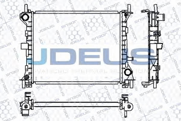 J. Deus RA0121040 Радіатор охолодження двигуна RA0121040: Купити в Україні - Добра ціна на EXIST.UA!