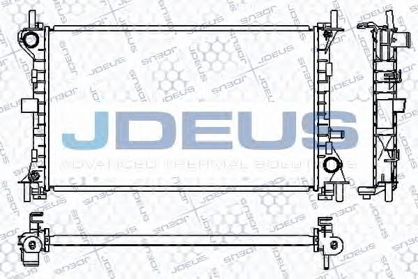 J. Deus RA0121050 Радіатор охолодження двигуна RA0121050: Купити в Україні - Добра ціна на EXIST.UA!