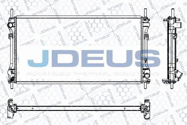 J. Deus RA0121110 Радіатор охолодження двигуна RA0121110: Купити в Україні - Добра ціна на EXIST.UA!