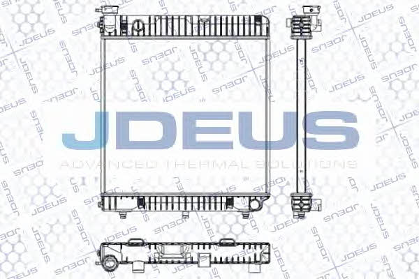 J. Deus RA0170021 Радіатор охолодження двигуна RA0170021: Купити в Україні - Добра ціна на EXIST.UA!
