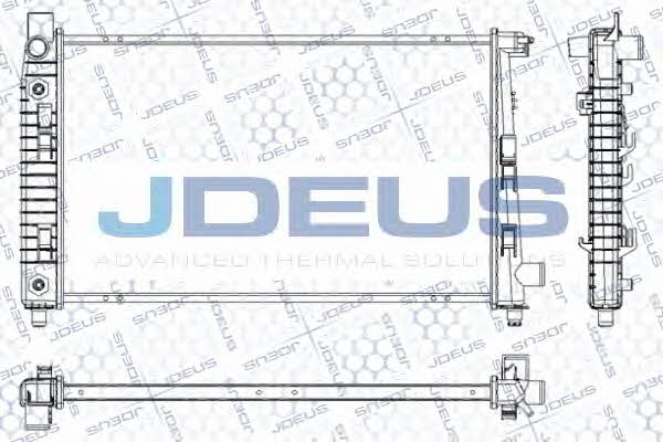 J. Deus RA0170900 Радіатор охолодження двигуна RA0170900: Купити в Україні - Добра ціна на EXIST.UA!