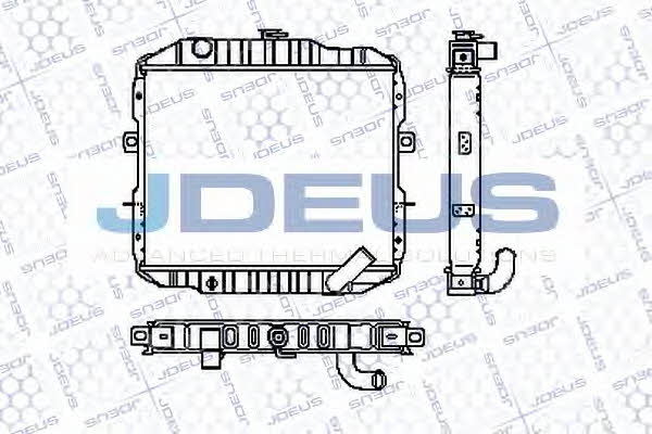J. Deus RA0180051 Радіатор охолодження двигуна RA0180051: Купити в Україні - Добра ціна на EXIST.UA!