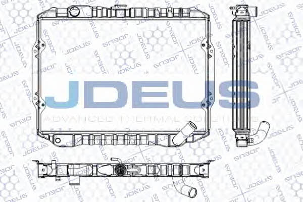 J. Deus RA0180060 Радіатор охолодження двигуна RA0180060: Купити в Україні - Добра ціна на EXIST.UA!