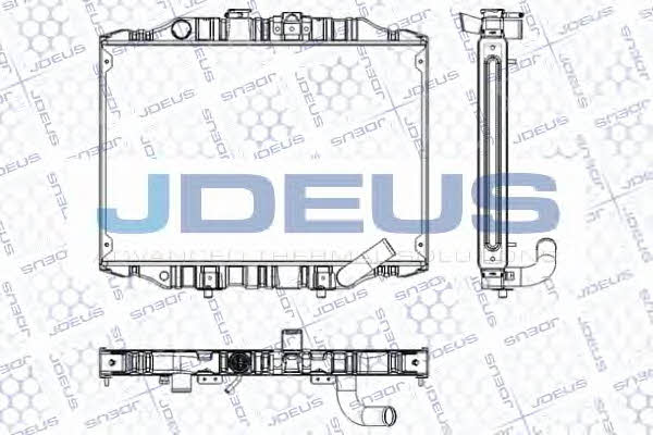 J. Deus RA0180070 Радіатор охолодження двигуна RA0180070: Купити в Україні - Добра ціна на EXIST.UA!