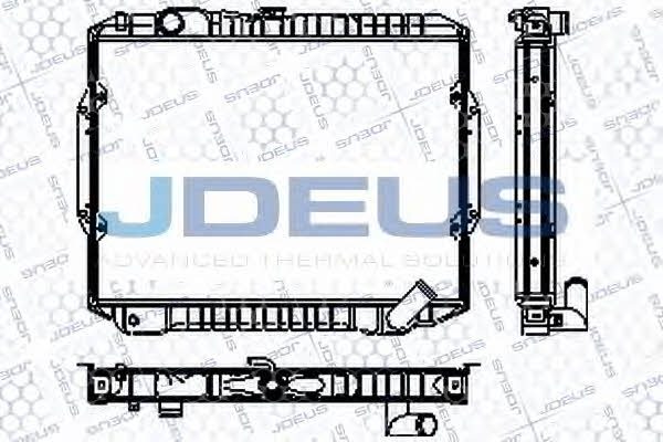 J. Deus RA0180080 Радіатор охолодження двигуна RA0180080: Приваблива ціна - Купити в Україні на EXIST.UA!
