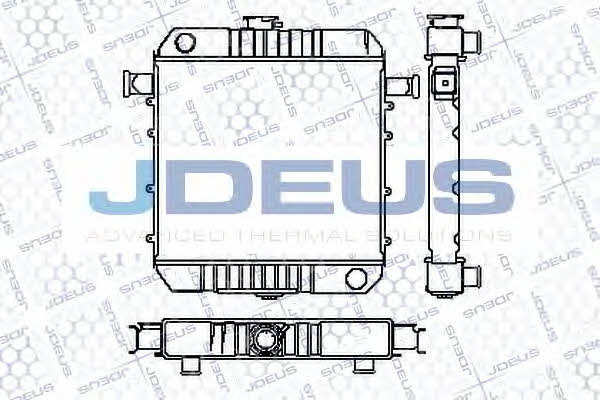 J. Deus RA0200060 Радіатор охолодження двигуна RA0200060: Купити в Україні - Добра ціна на EXIST.UA!