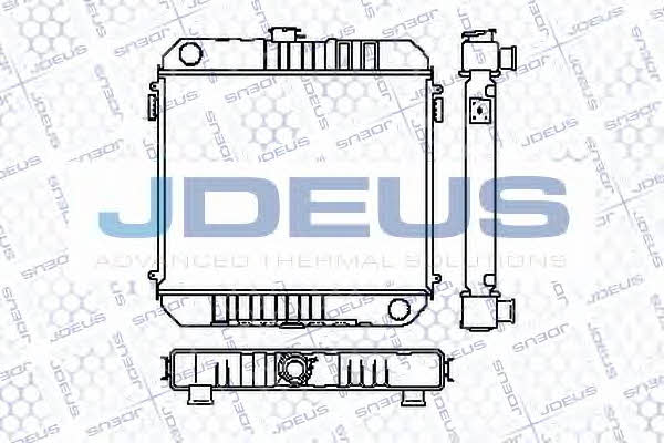 J. Deus RA0200210 Радіатор охолодження двигуна RA0200210: Купити в Україні - Добра ціна на EXIST.UA!