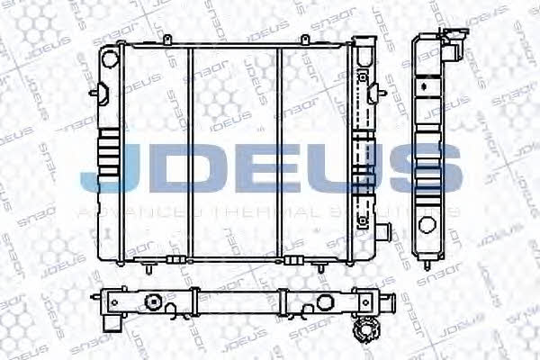 J. Deus RA0200250 Радіатор охолодження двигуна RA0200250: Купити в Україні - Добра ціна на EXIST.UA!