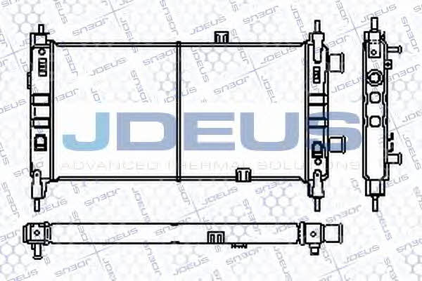 J. Deus RA0200390 Радіатор охолодження двигуна RA0200390: Купити в Україні - Добра ціна на EXIST.UA!