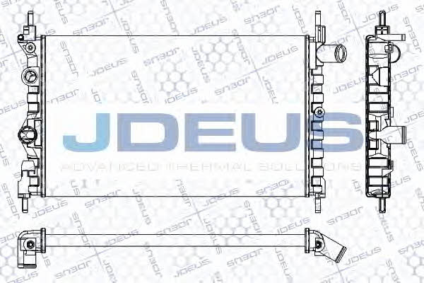 J. Deus RA0200411 Радіатор охолодження двигуна RA0200411: Купити в Україні - Добра ціна на EXIST.UA!