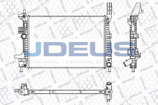 J. Deus 012M39 Радіатор охолодження двигуна 012M39: Купити в Україні - Добра ціна на EXIST.UA!
