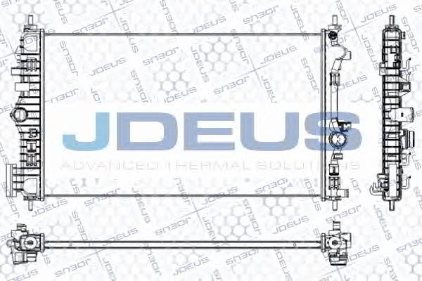 J. Deus RA0201140 Радіатор охолодження двигуна RA0201140: Купити в Україні - Добра ціна на EXIST.UA!