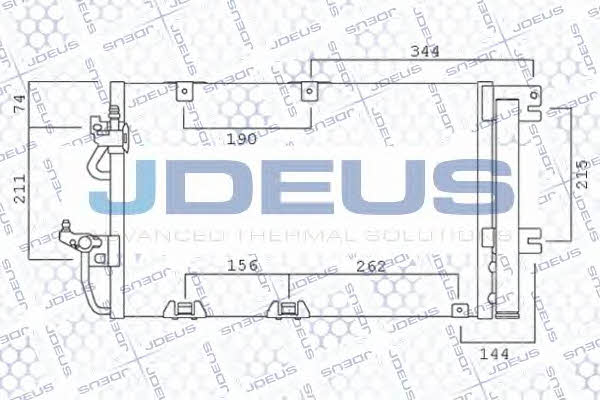 J. Deus 720M60 Радіатор кондиціонера (Конденсатор) 720M60: Купити в Україні - Добра ціна на EXIST.UA!