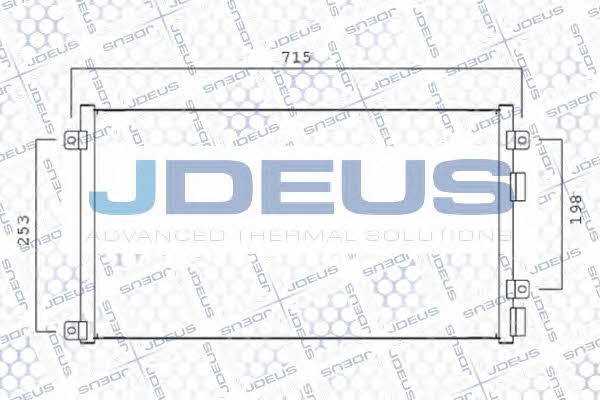 J. Deus 714M05 Радіатор кондиціонера (Конденсатор) 714M05: Купити в Україні - Добра ціна на EXIST.UA!