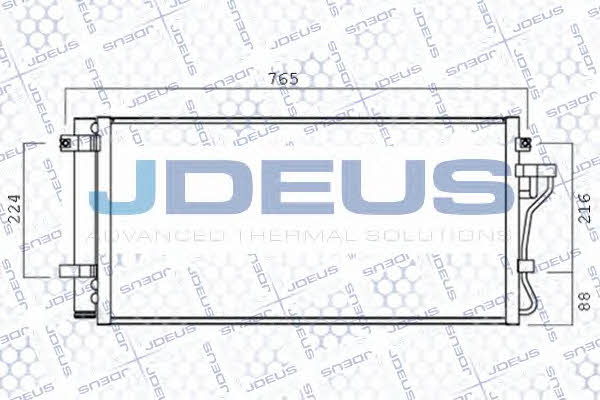 J. Deus 754M39 Радіатор кондиціонера (Конденсатор) 754M39: Купити в Україні - Добра ціна на EXIST.UA!