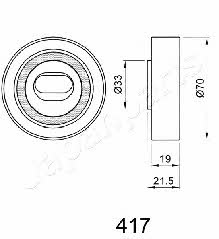 Купити Japanparts BE-417 за низькою ціною в Україні!