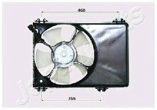 Japanparts VNT142001 Вентилятор радіатора охолодження VNT142001: Купити в Україні - Добра ціна на EXIST.UA!