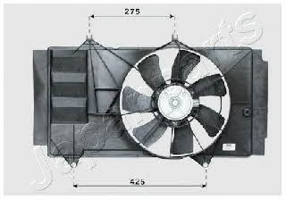 Japanparts VNT151829 Вентилятор радіатора охолодження VNT151829: Купити в Україні - Добра ціна на EXIST.UA!