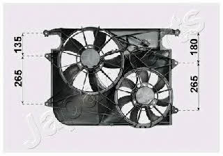 Japanparts VNT312011 Вентилятор радіатора охолодження VNT312011: Купити в Україні - Добра ціна на EXIST.UA!