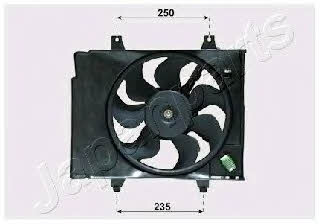 Japanparts VNT332001 Вентилятор радіатора охолодження VNT332001: Купити в Україні - Добра ціна на EXIST.UA!