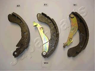 Колодки тормозные барабанные, комплект Japanparts GF-W03AF
