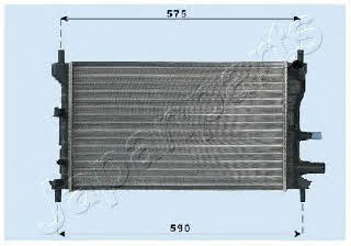 Japanparts RDA053060 Радіатор охолодження двигуна RDA053060: Купити в Україні - Добра ціна на EXIST.UA!