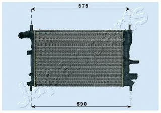 Japanparts RDA053062 Радіатор охолодження двигуна RDA053062: Купити в Україні - Добра ціна на EXIST.UA!