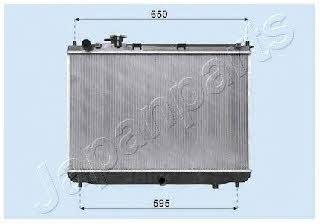Japanparts RDA333028 Радіатор охолодження двигуна RDA333028: Купити в Україні - Добра ціна на EXIST.UA!