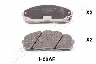 PAH00AF Japanparts Тормозные колодки дисковые, комплект