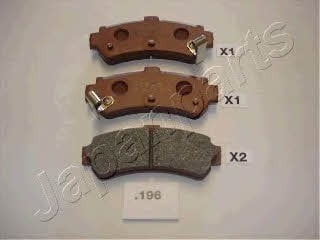 Колодки Infiniti Q50 (Инфинити Ку50): PP196AF Japanparts Тормозные колодки дисковые, комплект