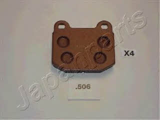 PP506AF Japanparts Тормозные колодки дисковые, комплект
