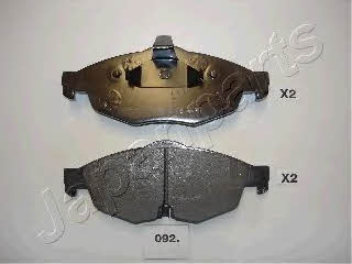 PA092AF Japanparts Тормозные колодки дисковые, комплект