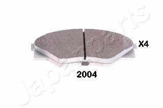PA2004AF Japanparts Тормозные колодки дисковые, комплект