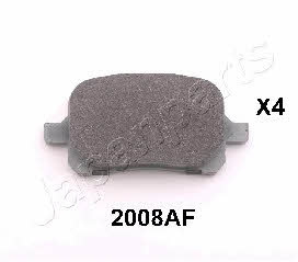 PA2008AF Japanparts Тормозные колодки дисковые, комплект