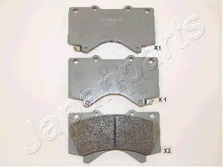 PA272AF Japanparts Гальмівні колодки, комплект