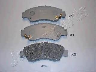 PA425AF Japanparts Тормозные колодки дисковые, комплект