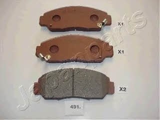 Колодки BYD F6 (БИД Ф6): PA491AF Japanparts Тормозные колодки дисковые, комплект