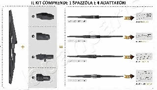 Щетка стеклоочистителя задняя 400 мм (16") Japanparts SS-X40R