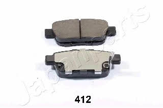 PP412AF Japanparts Тормозные колодки дисковые, комплект