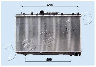 Japko RDA153098 Радіатор охолодження двигуна RDA153098: Приваблива ціна - Купити в Україні на EXIST.UA!