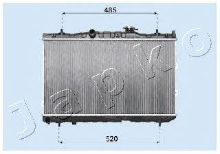Japko RDA333030 Радіатор охолодження двигуна RDA333030: Приваблива ціна - Купити в Україні на EXIST.UA!
