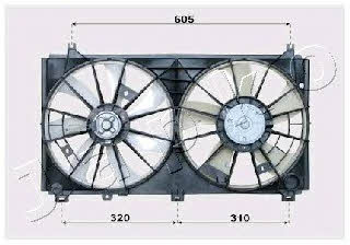 Japko VNT152503 Вентилятор радіатора охолодження VNT152503: Купити в Україні - Добра ціна на EXIST.UA!