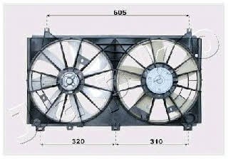 Japko VNT152503 Вентилятор радіатора охолодження VNT152503: Купити в Україні - Добра ціна на EXIST.UA!