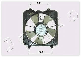 Japko VNT192001 Вентилятор радіатора охолодження VNT192001: Купити в Україні - Добра ціна на EXIST.UA!